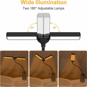 Lampe de lecture portable à pince, mini veilleuse pour chambre d'enfant